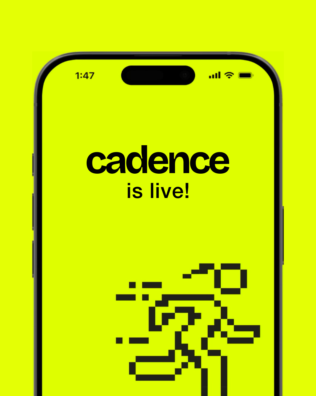 Cadence app launch social post
